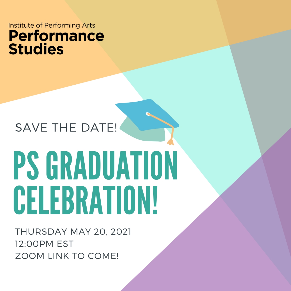 PS Graduation Celebration invite