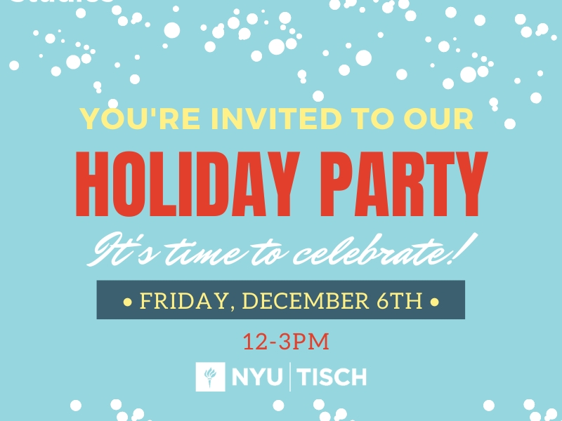 Performance Studies Holiday Party! 