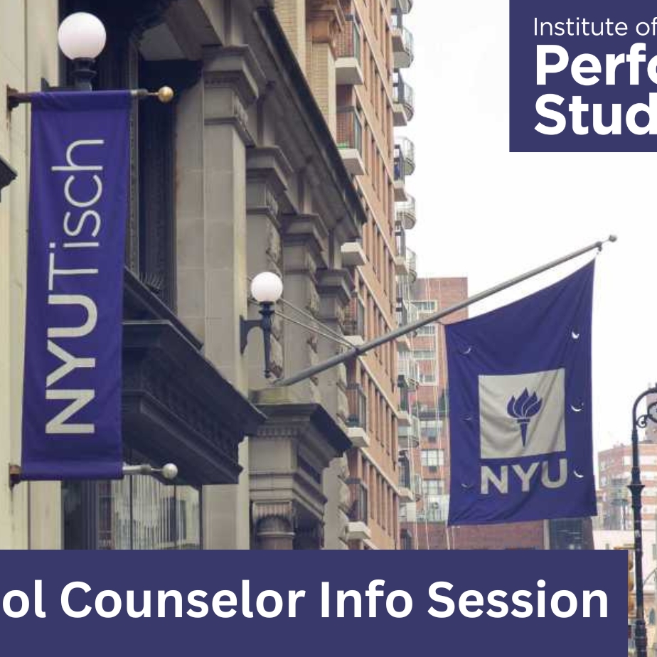 info session for performance studies