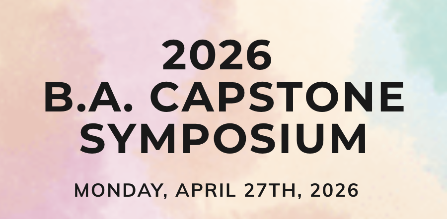 BA Capstone Symposium graphic