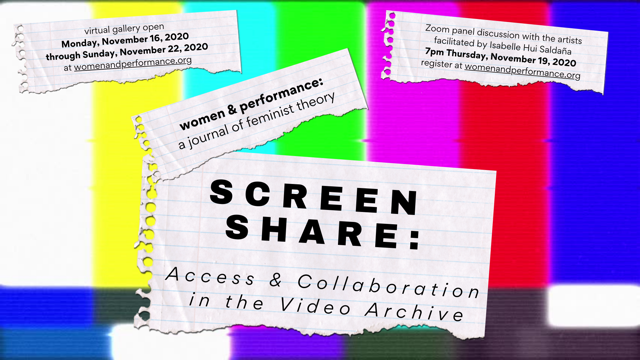 Screen Share: Access & Collaboration in the Video Archive