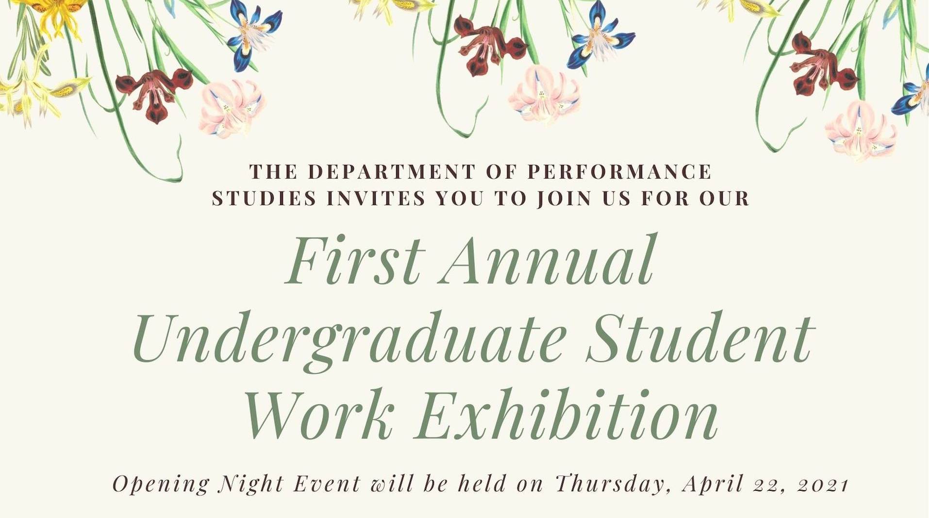 Undergraduate Student Work Exhibition