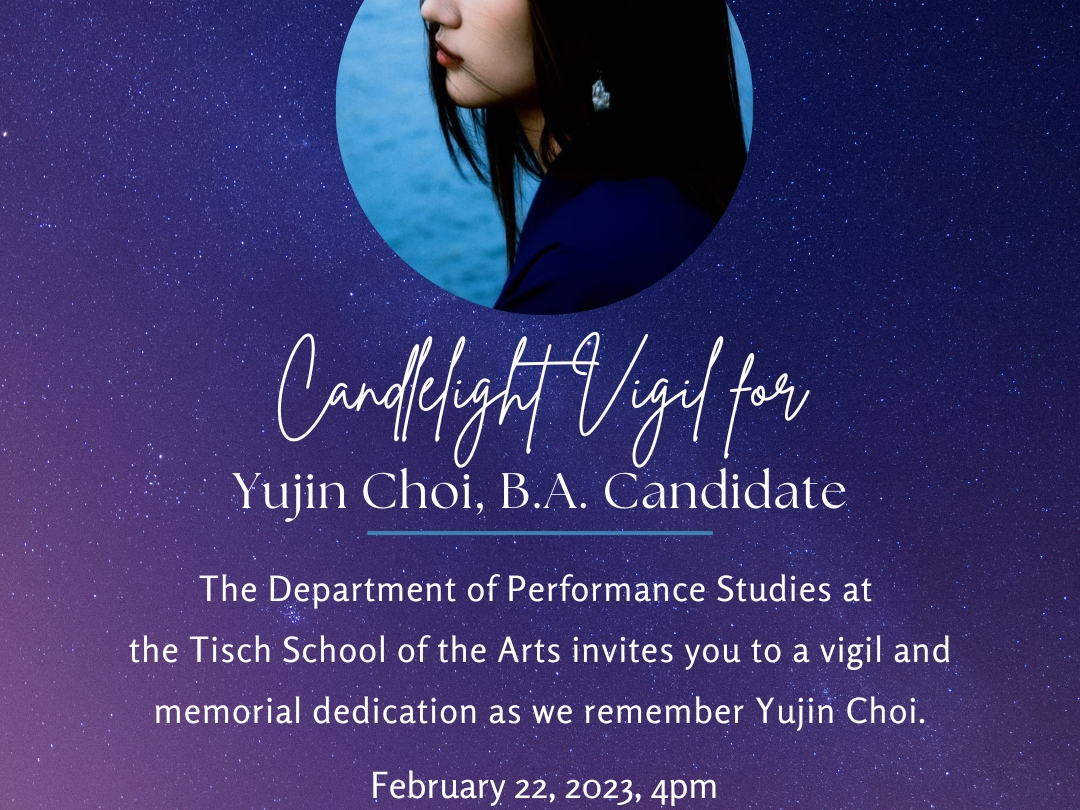 Candlelight Vigil for Yujin Choi