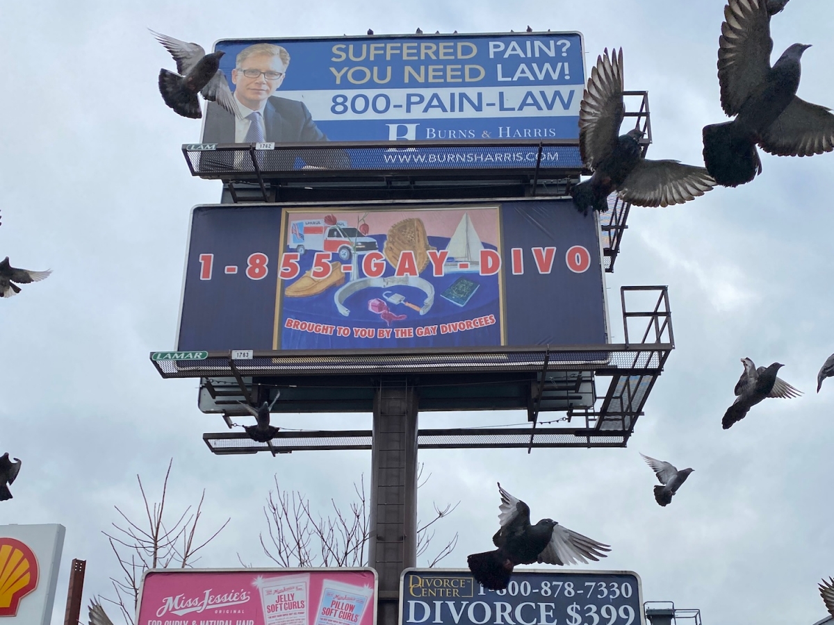 1-855-GAY-DIVO: Leaving Messages for The Gay Divorcees 