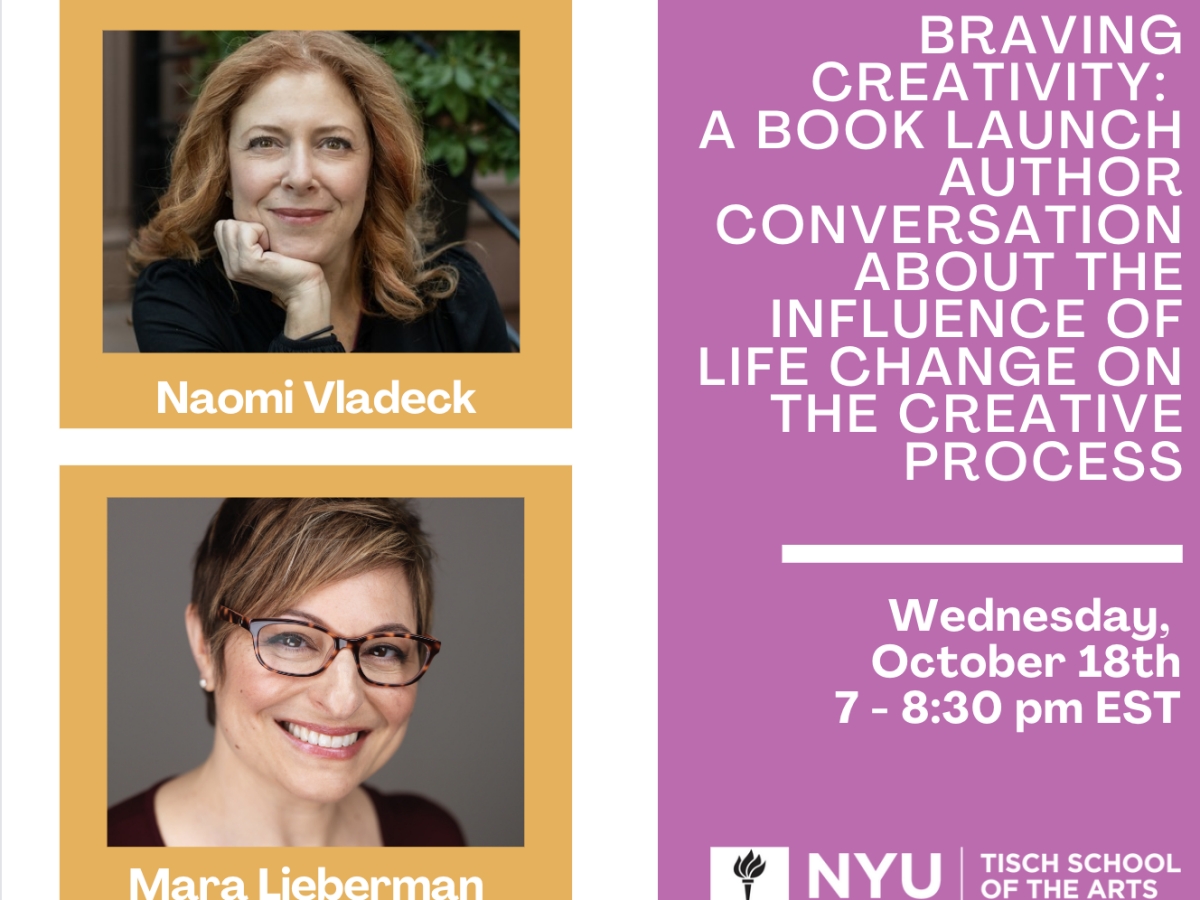 Braving Creativity: A book launch author conversation about the influence of life change on the creative process