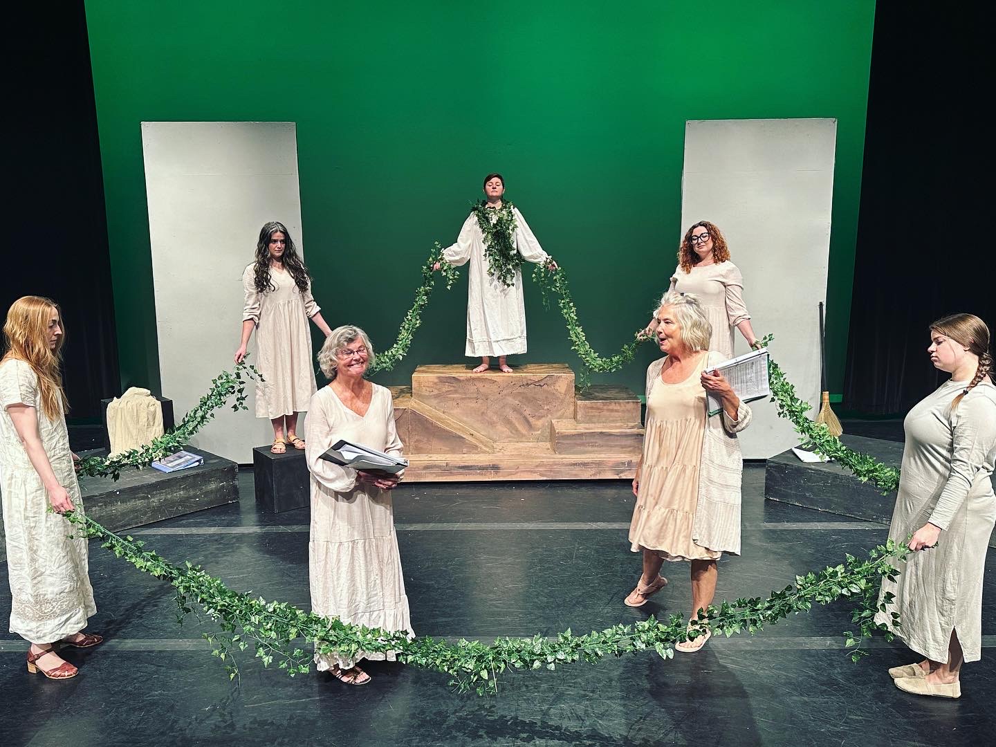 Photo of "Women Who Know: A Witch Play" Rehearsal