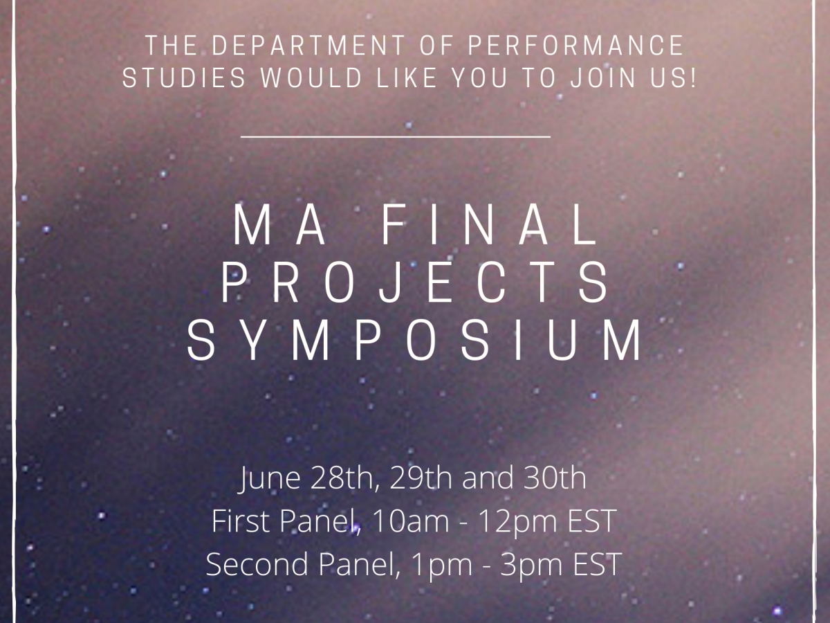 2022 MA Final Projects Symposium