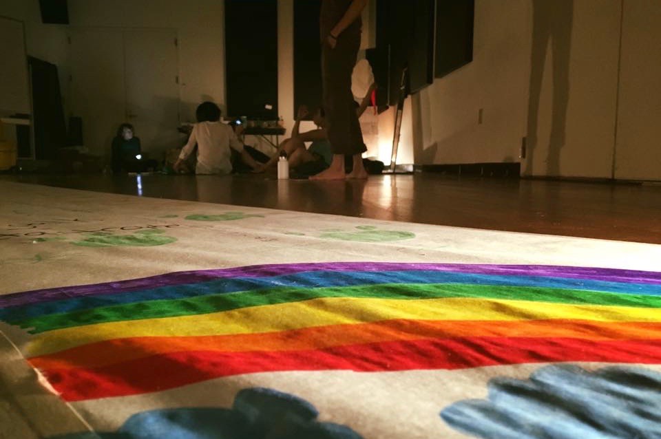 "Performance Workshop" PS MA Intensive Course Summer 2016, by Dr. Michele Minnick - Photo by Niyoosha Ahmadi khoo