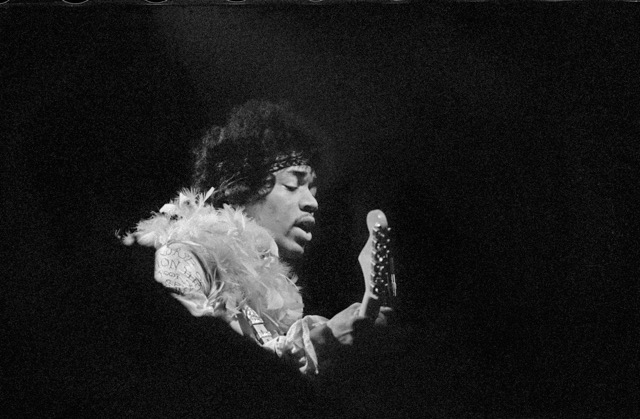 The greatest musician of all time, Jimi Hendrix, photograph by Elaine Mayes