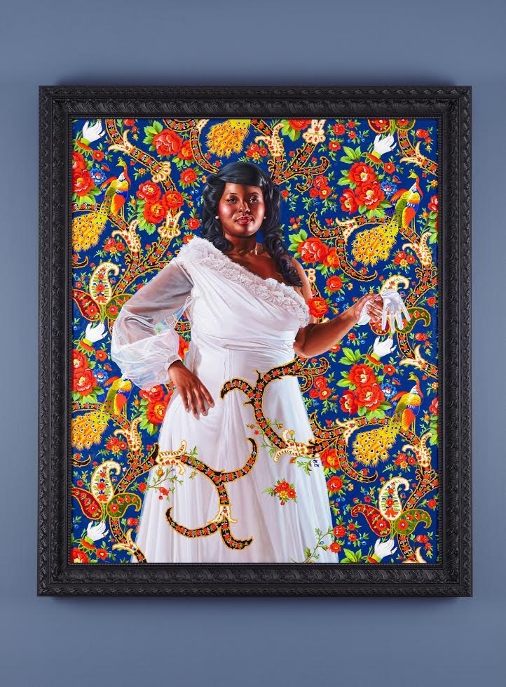 highly naturalistic painting of African-American woman named Eena Johnson