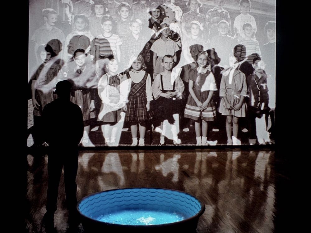 Installation view, “Playback” (1992). Courtesy of Lorie Novak