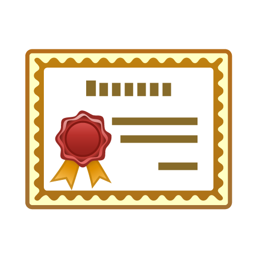 image of an academic certificate