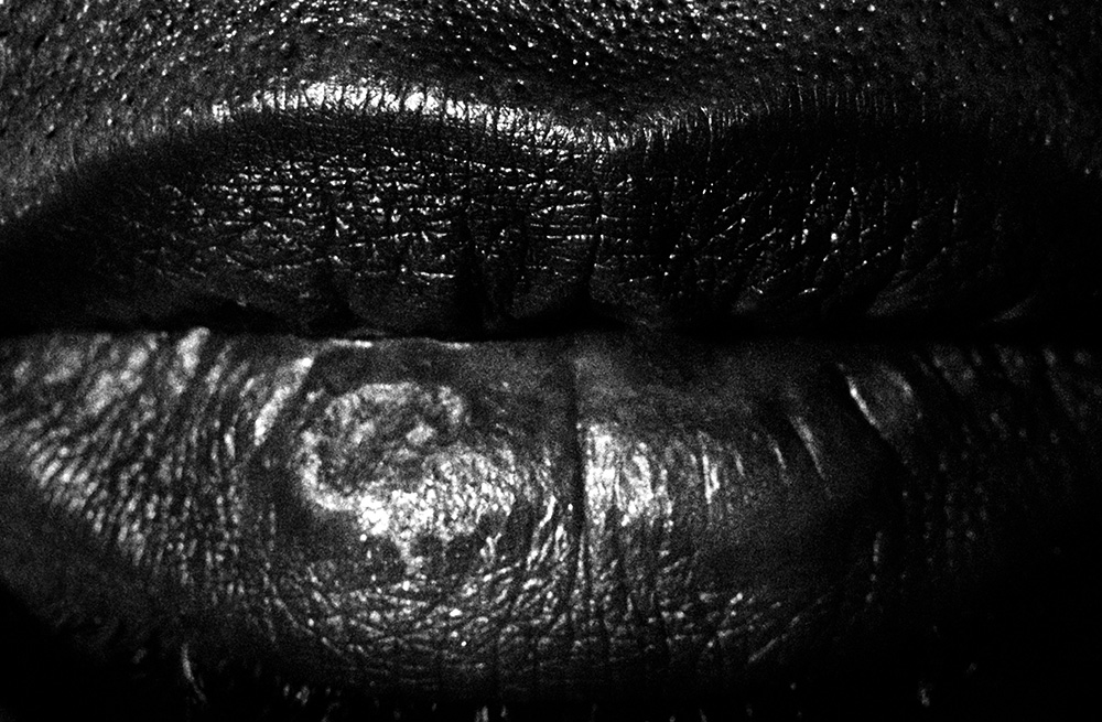 Portrait of lips by Rene Pena