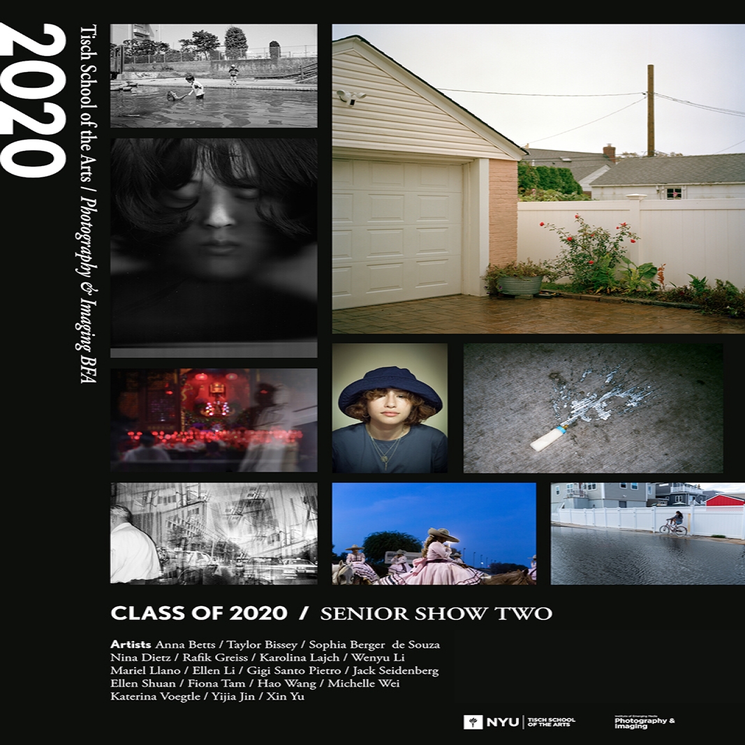 Grid of photographs of works by the seniors class of 2020