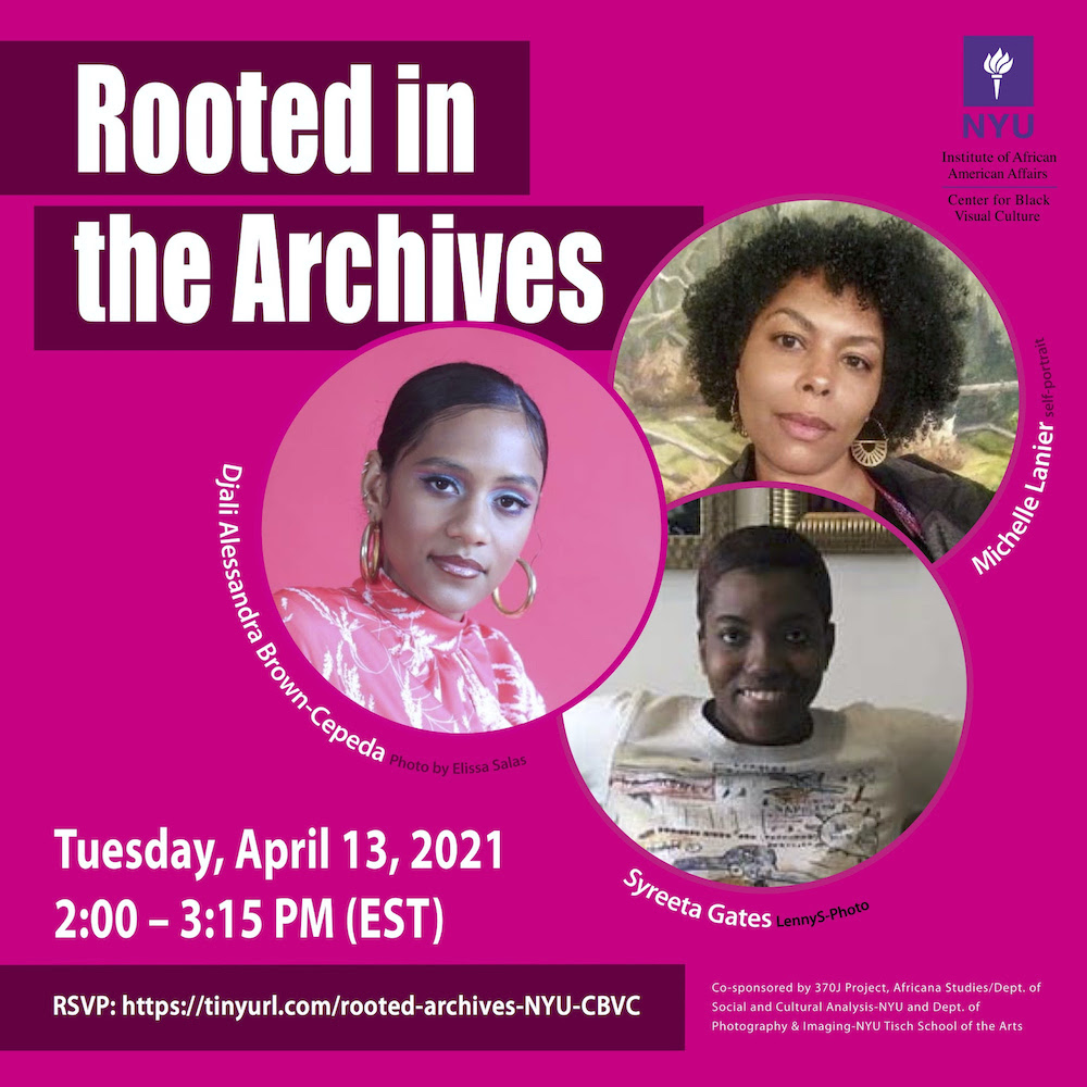 rooted in the archives event poster