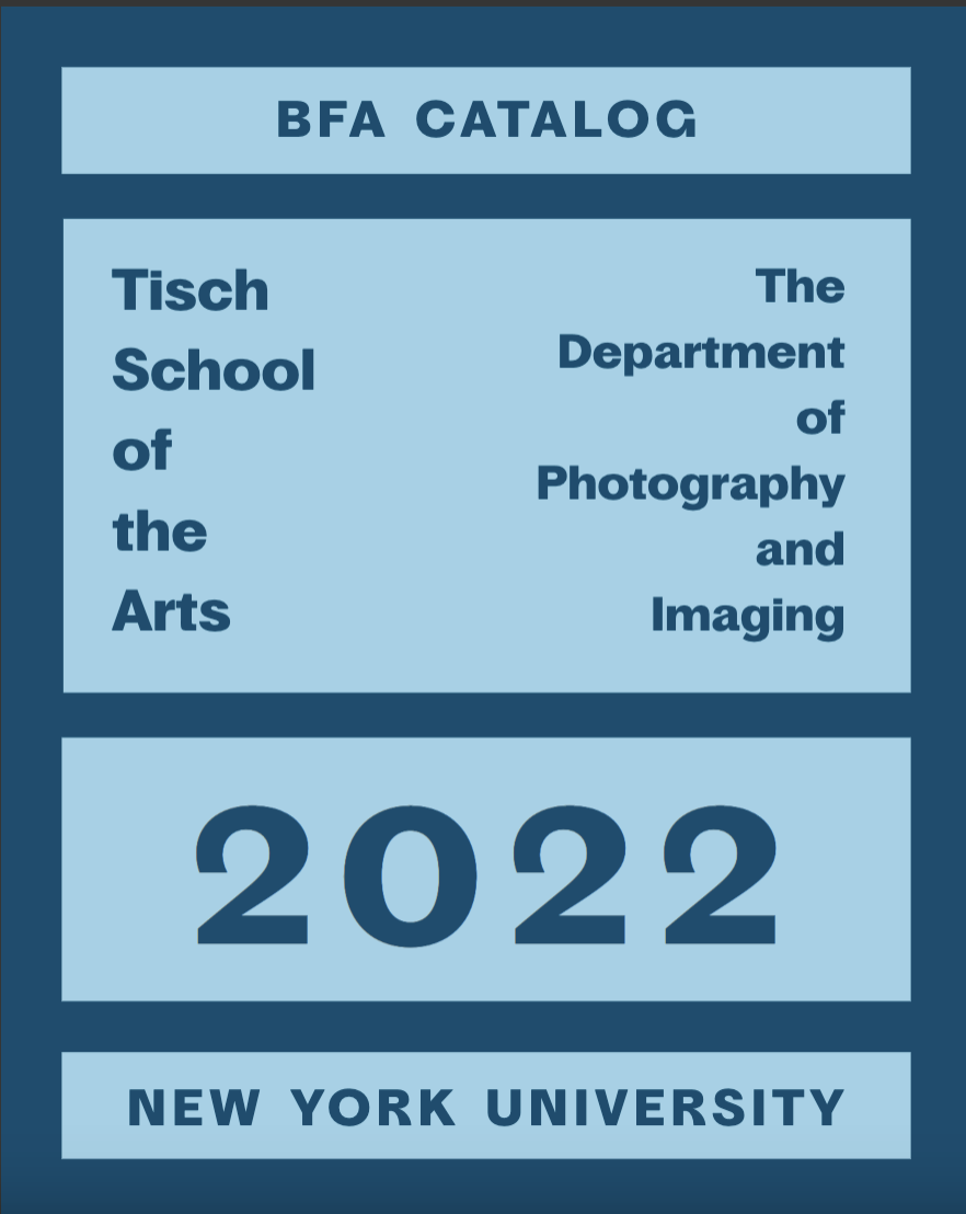  illustrated cover for DPI Catalog publication - features blue background and dark blue letters stating title of "class of 2022."