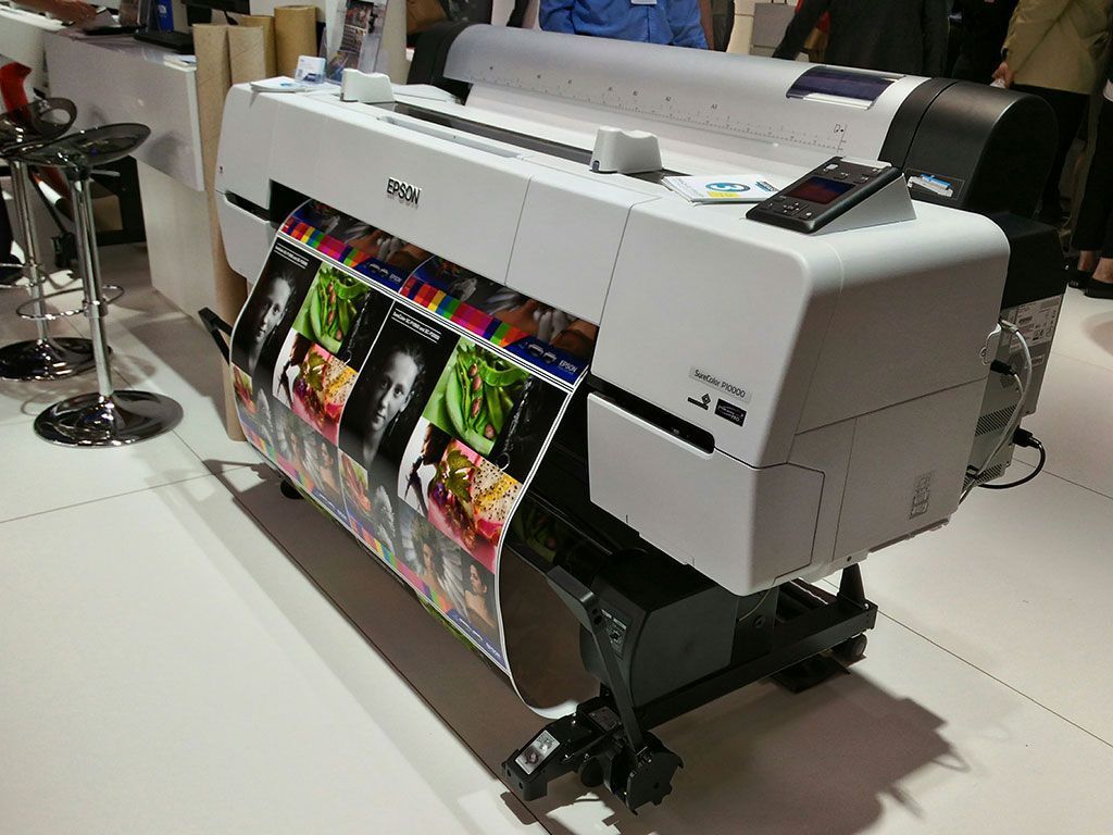 a photo of an Epson P10000 wide format 44 inch printer