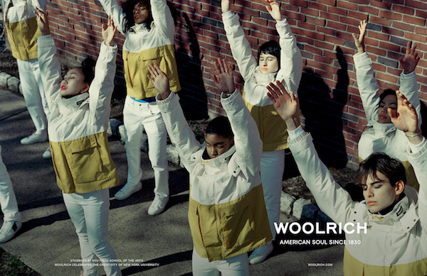 NYU Tisch students in the Woolrich Spring/Summer 2019 Campaign