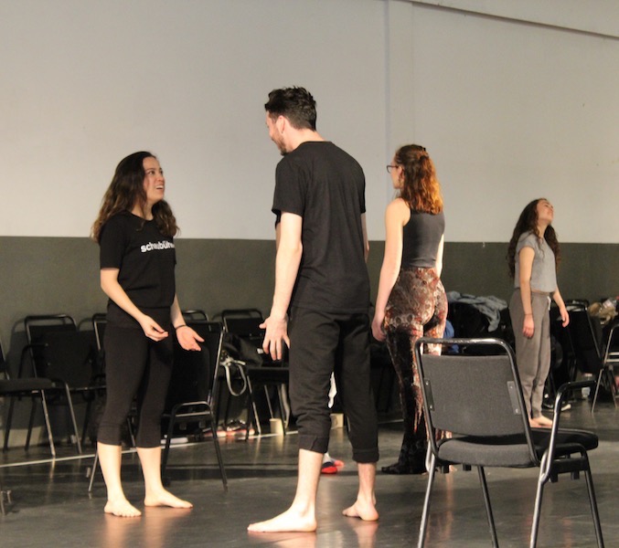 Spring 2017 students training at the FIND festival