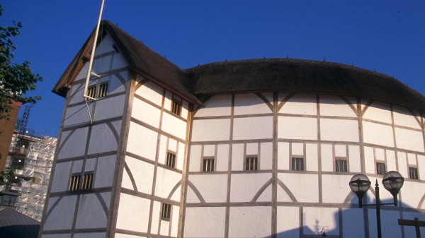 An image of Shakespeare's Globe Theatre.