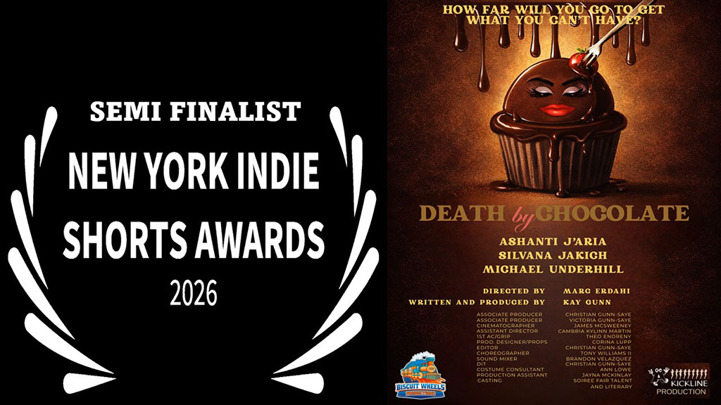 Announcement of the fil Death By Chocolate being a Semi-Finalist.