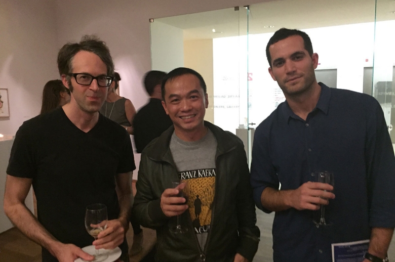 Joel Levin, Dennis Cheng, & alumni from the 35mm program in Prague