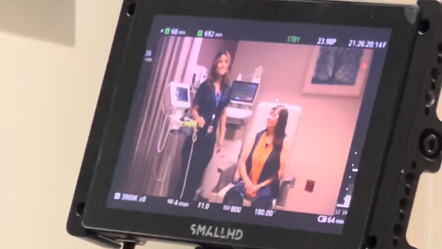 Still from behind the scenes footage of camera crew